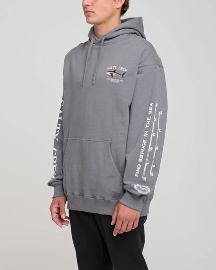 Salty Crew - Bruce Hood Fleece (Charcoal)