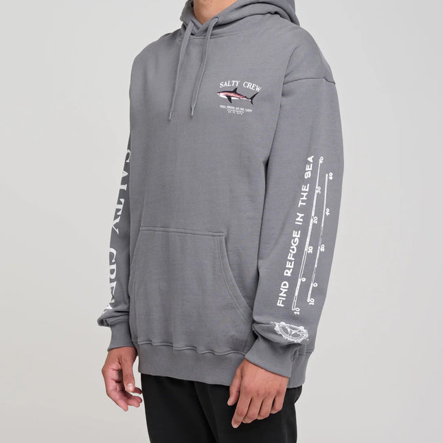 Salty Crew - Bruce Hood Fleece (Charcoal)
