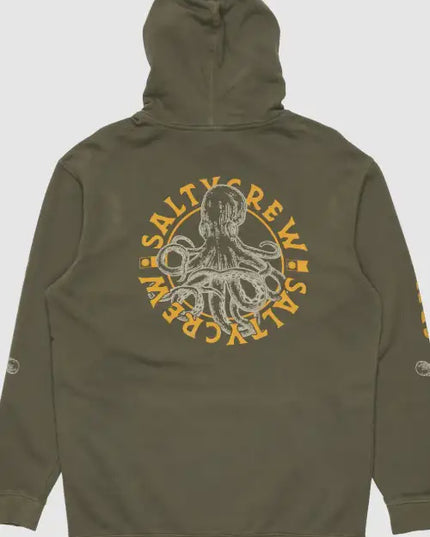 Salty Crew - Tentacles Midweight Fleece (Dusty Olive)