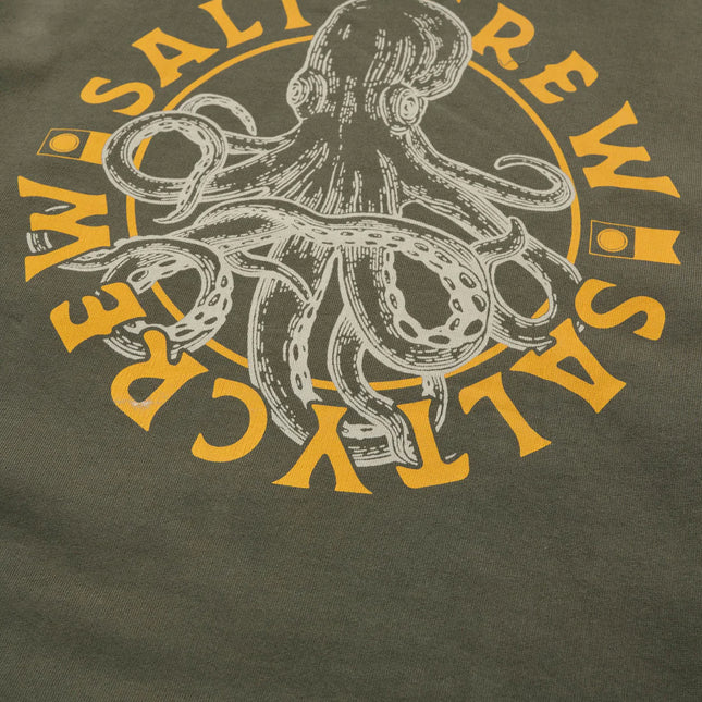 Salty Crew - Tentacles Midweight Fleece (Dusty Olive)