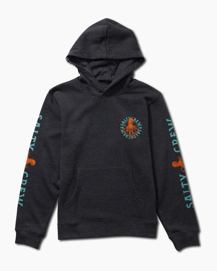 Salty Crew - Tentacles Boys Fleece Hood (Navy Heather)