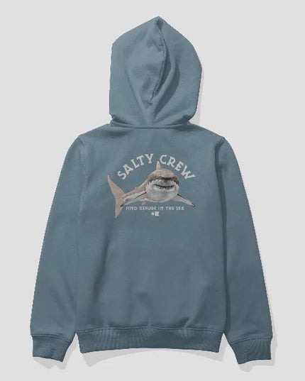 Salty Crew - Lurking Boys Fleece Hood (Slate)