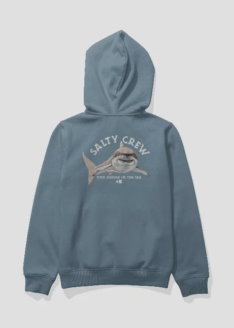 Salty Crew - Lurking Boys Fleece Hood (Slate)