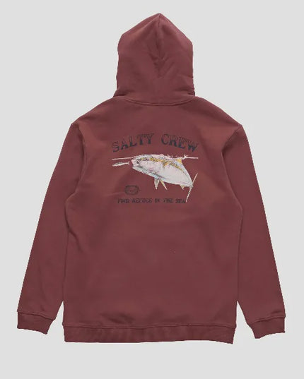 Salty Crew - Surface Midweight Hood (Burgundy)