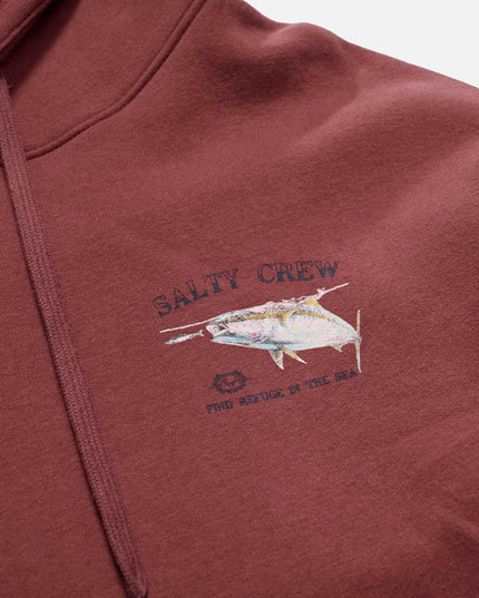 Salty Crew - Surface Midweight Hood (Burgundy)