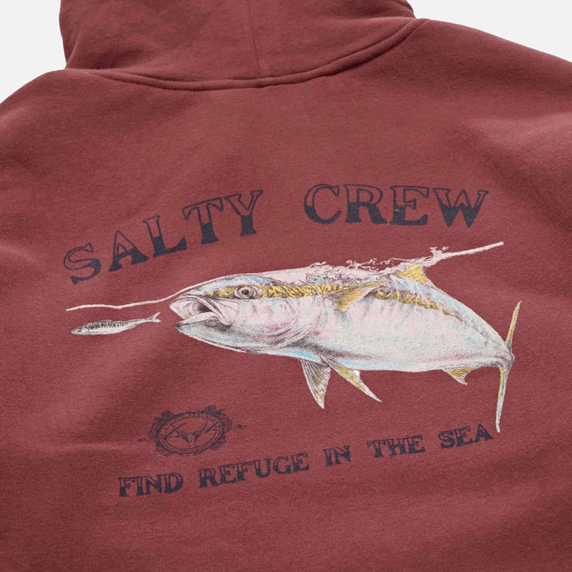 Salty Crew - Surface Midweight Hood (Burgundy)