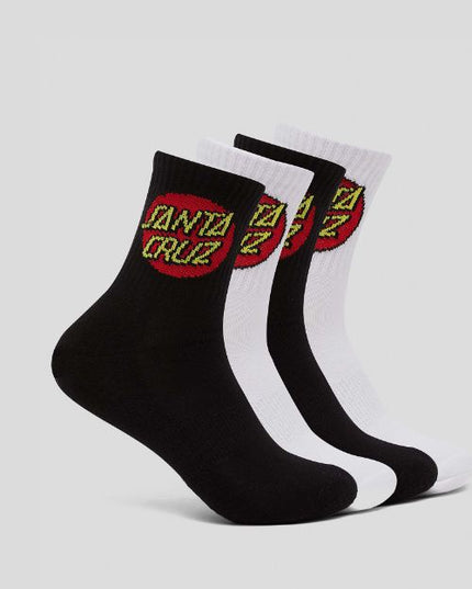 Santa Cruz - Classic Dot Socks (4 Pack)