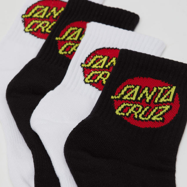 Santa Cruz - Classic Dot Socks (4 Pack)