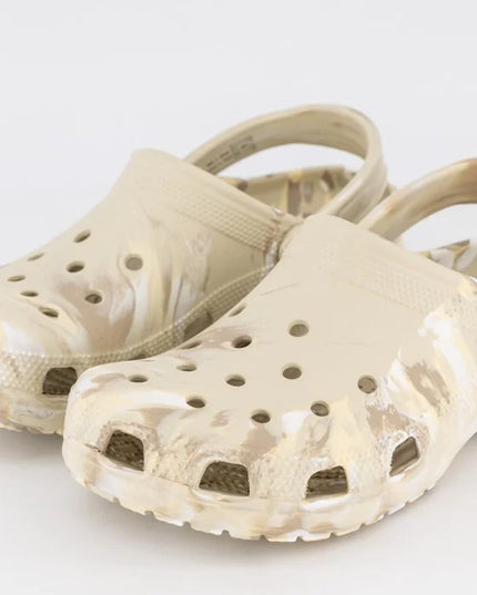 Crocs - Classic Marbled Clog (Bone/Multi)