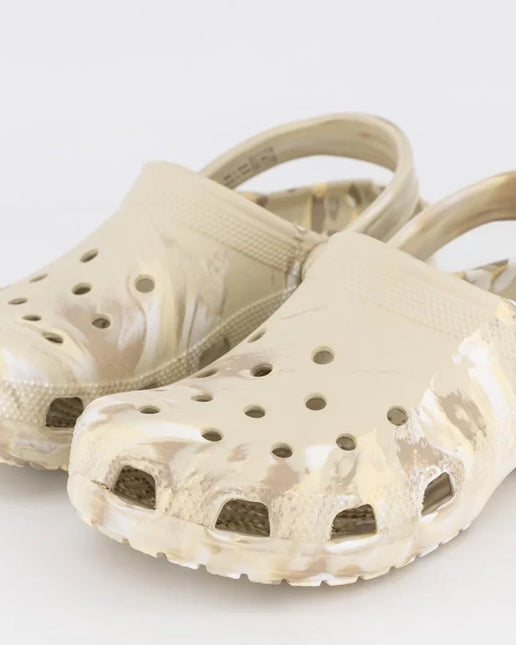 Crocs - Classic Marbled Clog (Bone/Multi)