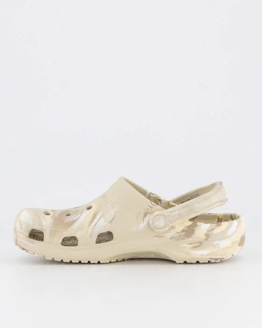 Crocs - Classic Marbled Clog (Bone/Multi)