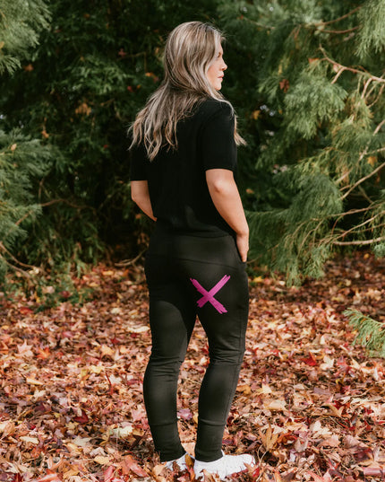 Home Lee - Apartment Pants (Black with Cany Pink)