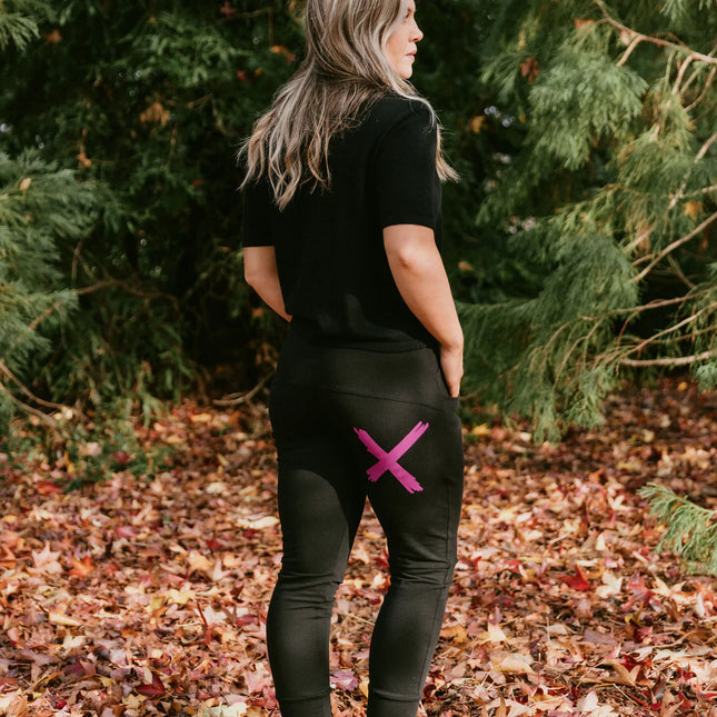 Home Lee - Apartment Pants (Black with Cany Pink)