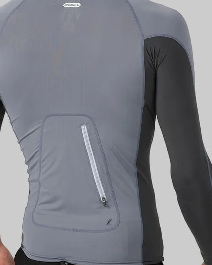 O'Neill - Hyperfreak Skin Long Sleeve Rash Guard With Hood