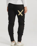 Black with Gold X / 10