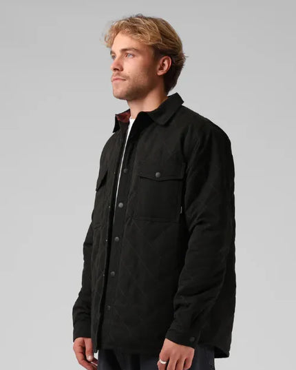 RPM - Quilted Jacket (Dark Olive)