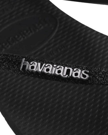 Havaianas - Slim Glitter II Logo Metallic Flip Flops - Westside Surf + Street