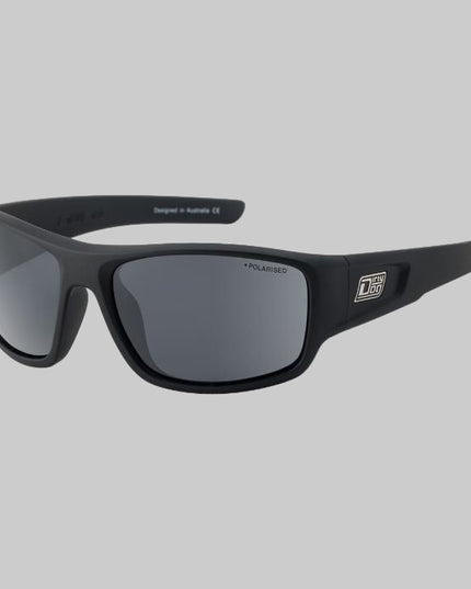 Dirty Dog - Muffler (Satin black - Grey Polarised)