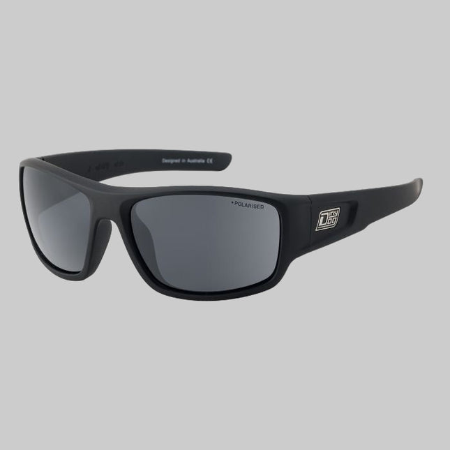 Dirty Dog - Muffler (Satin black - Grey Polarised)