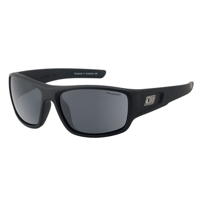 Dirty Dog - Muffler (Satin black - Grey Polarised)