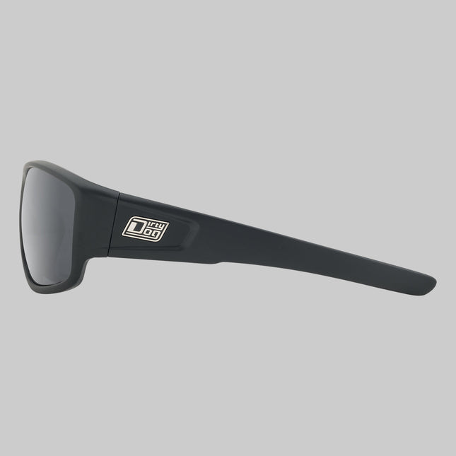 Dirty Dog - Muffler (Satin black - Grey Polarised)