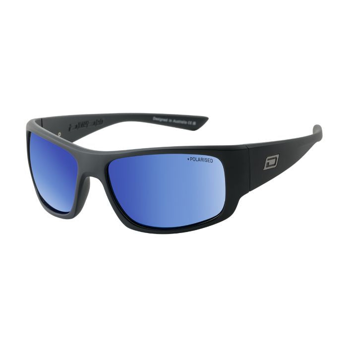 Dirty Dog - Gorilla (Satin black - Grey/Blue Mirror Polarised)