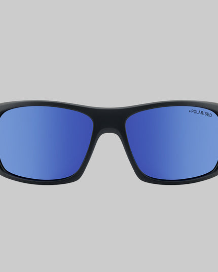 Dirty Dog - Gorilla (Satin Black - Grey/Blue Mirror Polarised)
