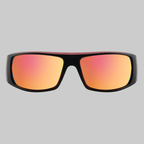 Dirty Dog - Sharky (Satin Black-Grey/Red Fusion Mirror Polarised)
