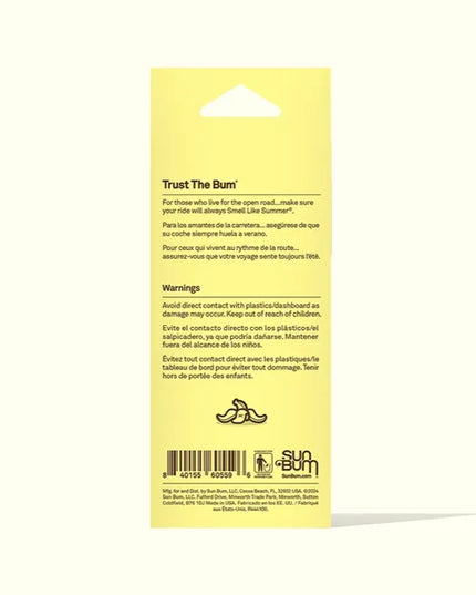 Sun Bum - Banana Air Freshener