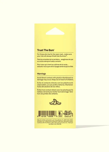 Sun Bum - Banana Air Freshener