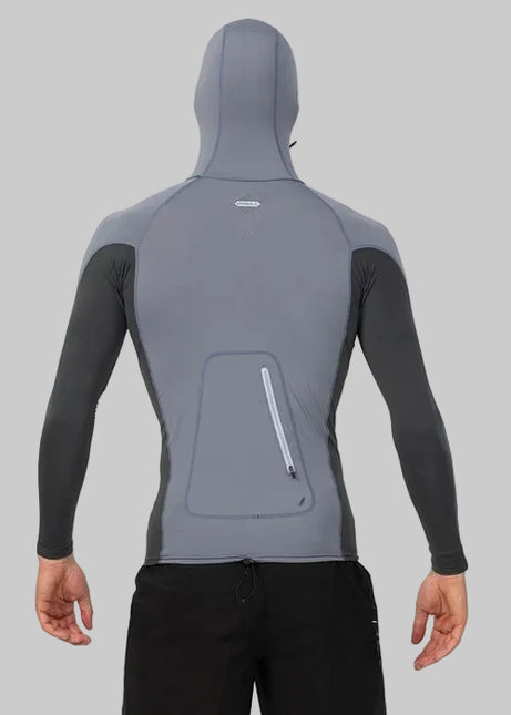 O'Neill - Hyperfreak Skin Long Sleeve Rash Guard With Hood