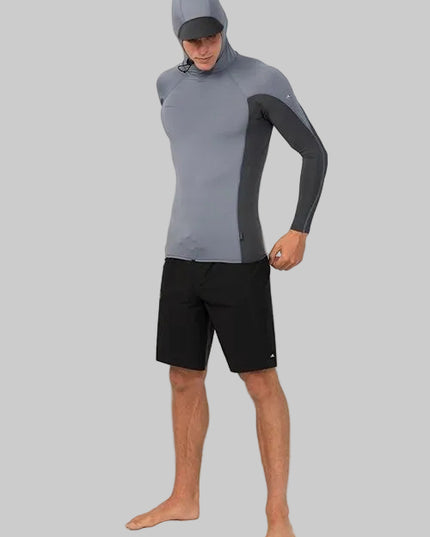 O'Neill - Hyperfreak Skin Long Sleeve Rash Guard With Hood