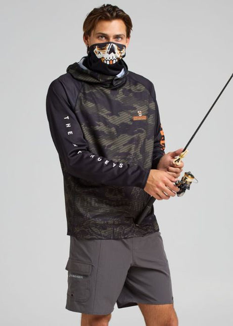 The Mad Hueys - The Kraken Captain Hooded Masked Fishing Jersey