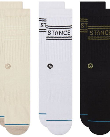Stance - Basic 3 Pack Crew Socks (Oatmeal)