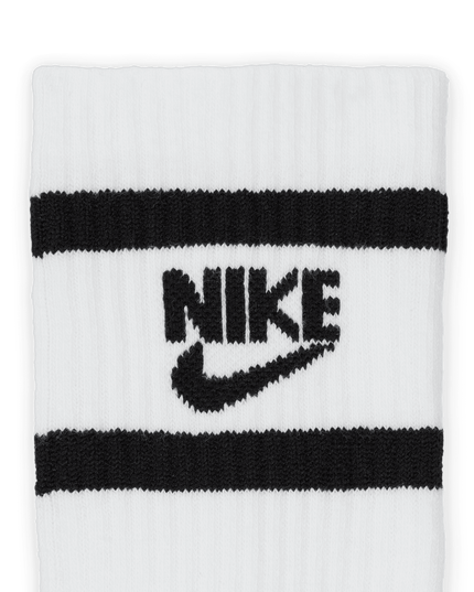 Nike -Everyday Kids Cushioned Crew Socks 6 Pairs (Black/White/Grey)