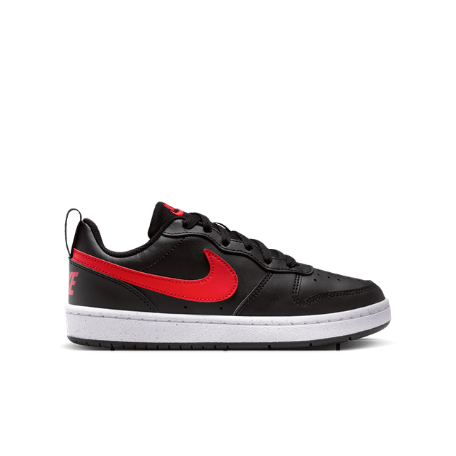 Nike - Court Borough Low Recraft Kids (Black/University Red/White)