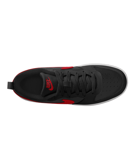Nike - Court Borough Low Recraft Kids (Black/University Red/White)
