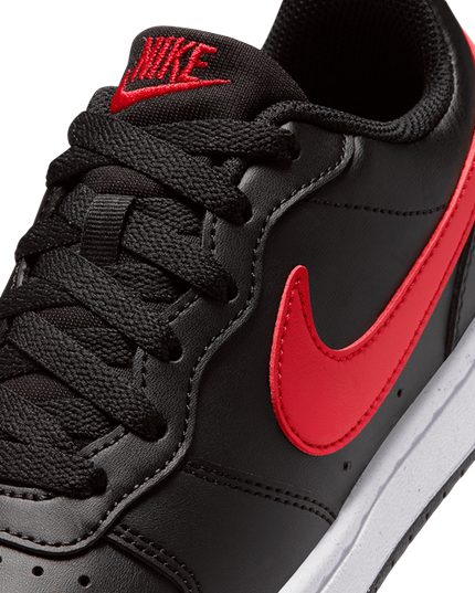 Nike - Court Borough Low Recraft Kids (Black/University Red/White)