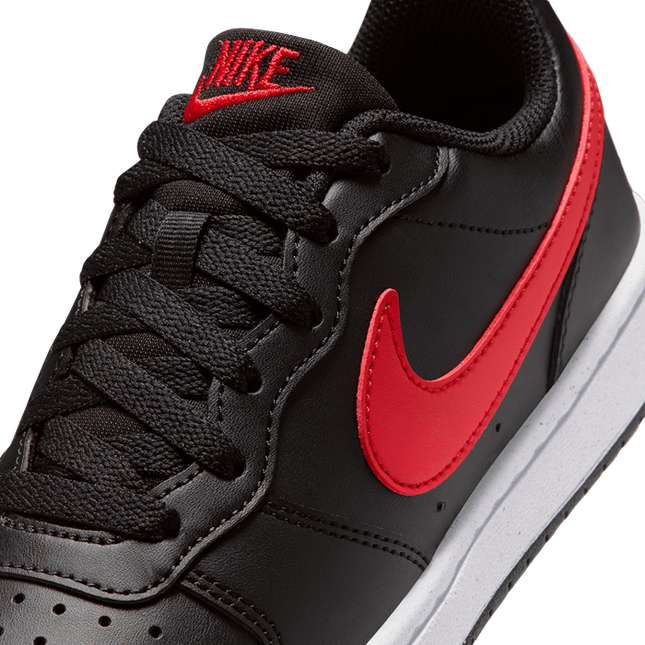 Nike - Court Borough Low Recraft Kids (Black/University Red/White)