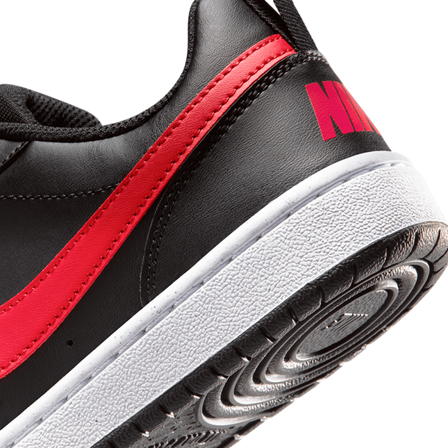 Nike - Court Borough Low Recraft Kids (Black/University Red/White)