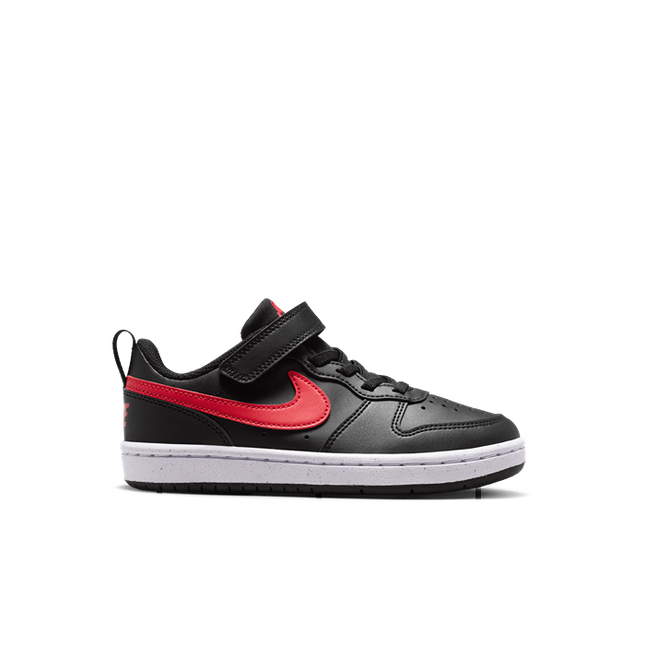 Nike - Court Borough Low Recraft Toddlers (Black/University Red/White)