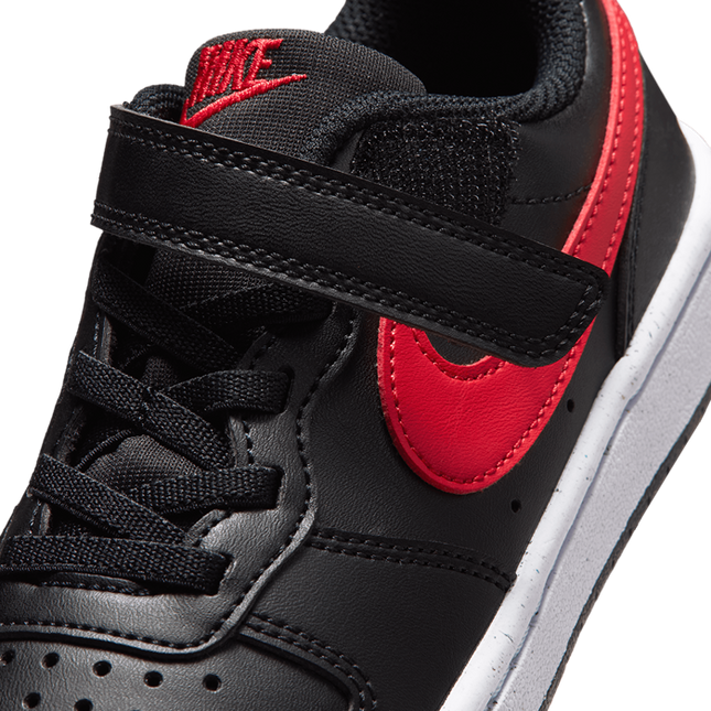 Nike - Court Borough Low Recraft Toddlers (Black/University Red/White)