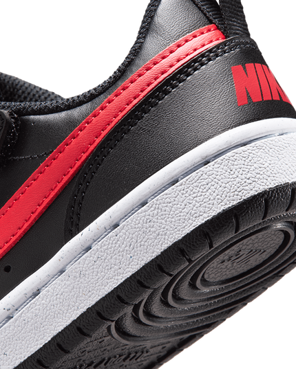 Nike - Court Borough Low Recraft Toddlers (Black/University Red/White)