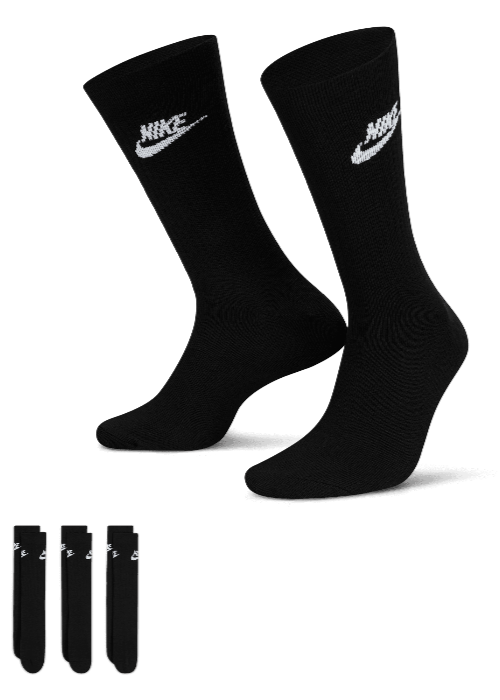 Nike - Sportswear Everyday Essential Crew Socks  (3 pack)