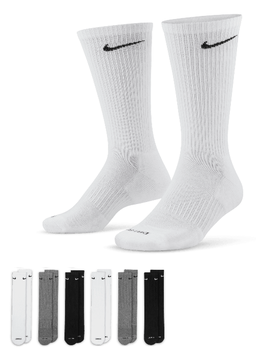 Nike - Plush Cushion Crew Sock 6 PK