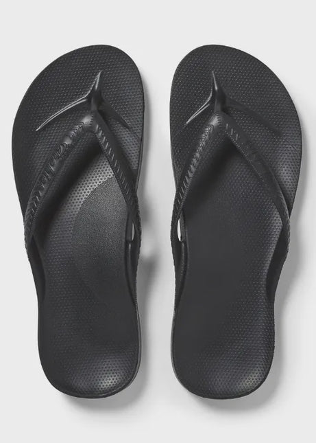 Archies - Arch Support Jandals Classic (Black)