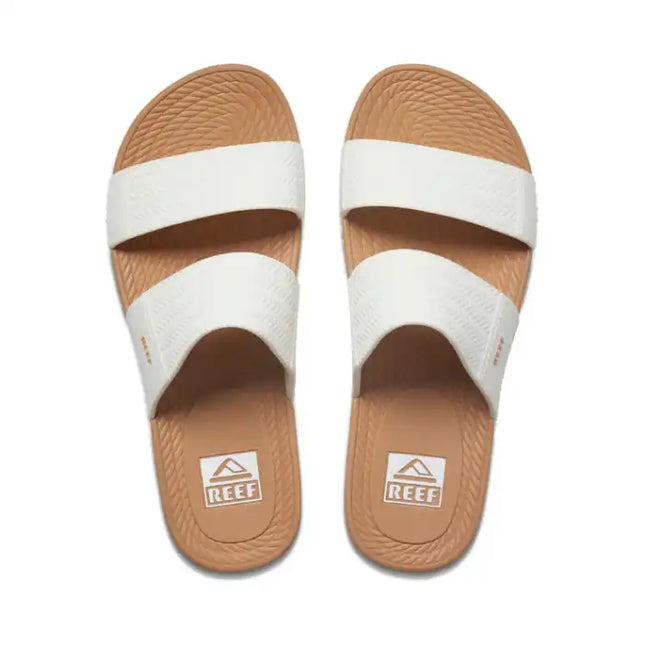 Reef - Water Vista Slide (White/Tan)