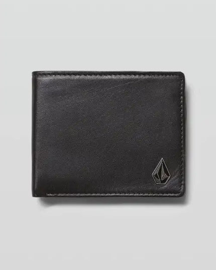 Volcom - Single Stone Leather Wallet (Black)