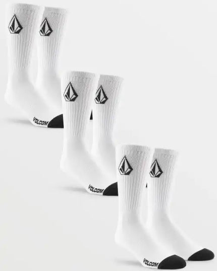 Volcom - Full Stone Crew Socks 3 Pack