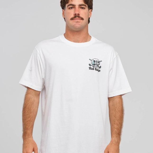 The Mad Hueys - Hittin Fk All Short Sleeve Tee (White)